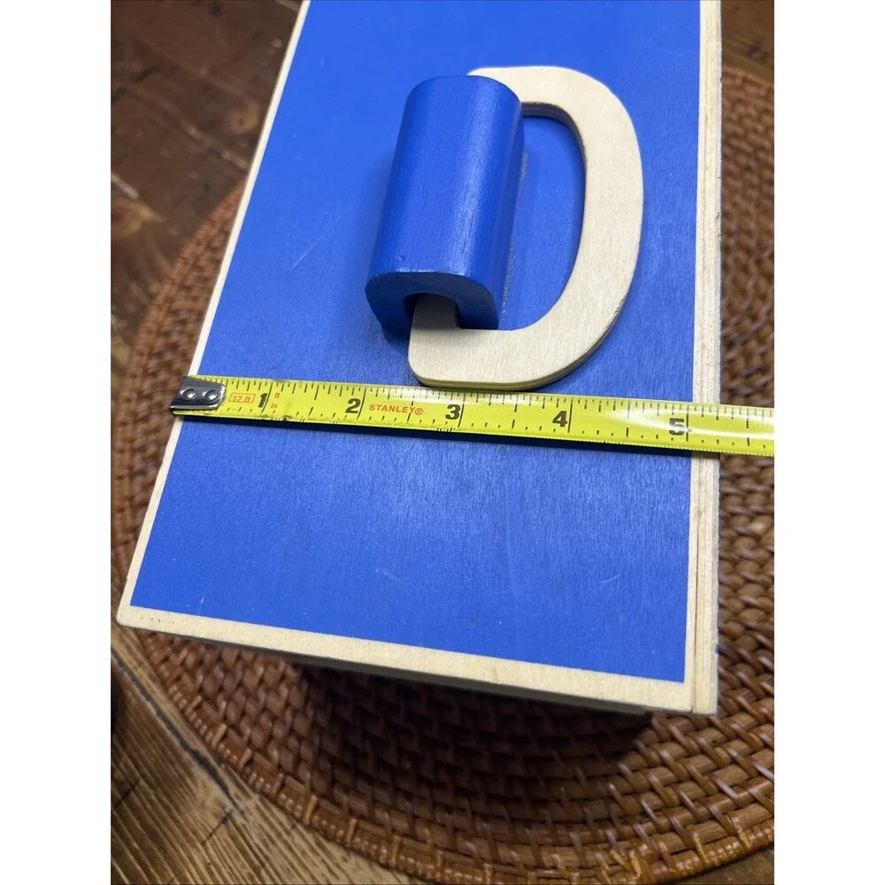 Breyer Farms 6 Stall Toy Horsebarn Wood Carry Case Blue Stable